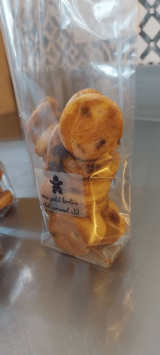 Mini Palets Bretons éclat caramel X12